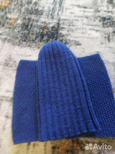 Детский комплект шапка и снуд ручная вязка