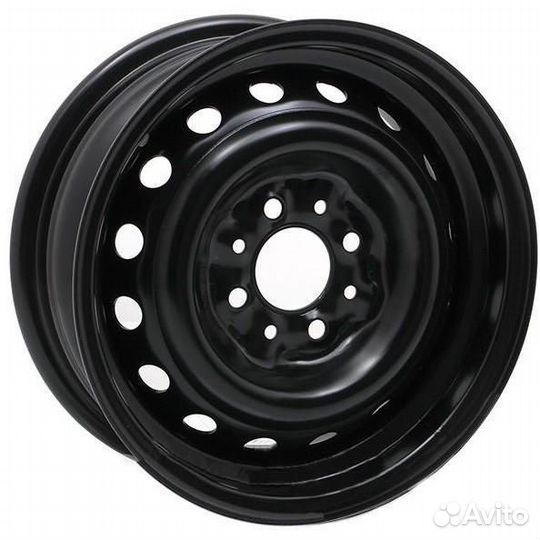 Диски Eurodisk 54E40Y 5.5x15 4*114.3 ET40 DIA66.1 Black Штампованный