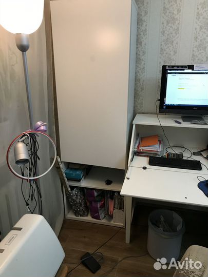 Стеллаж Икеа белый
