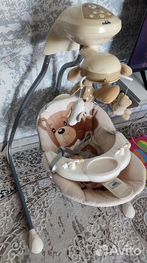 Детские электронные качели для новорожденных
