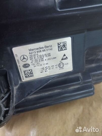 Фара Правая Левая Mercedes E213 W213