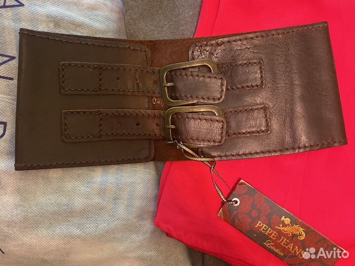 Ремень пояс женский Кожа