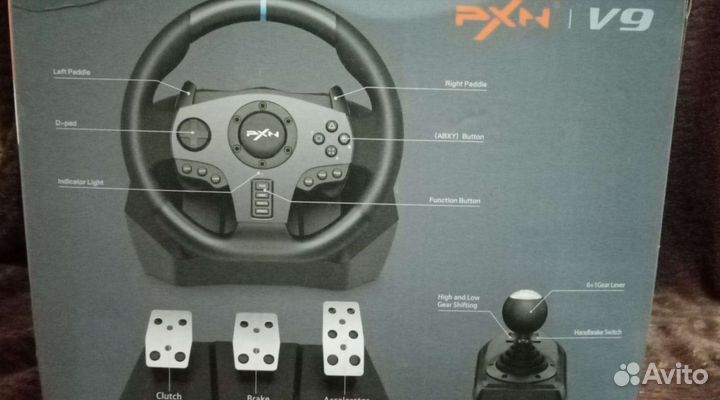 Продам игровой руль pxn