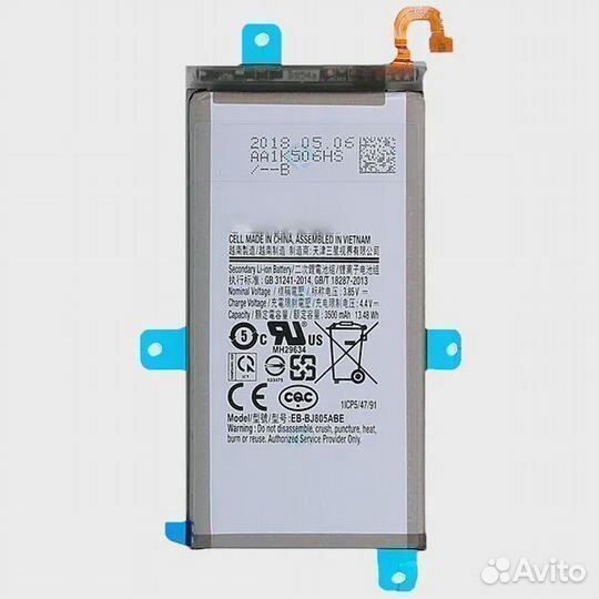Аккумулятор для Samsung Galaxy A6+ 2018 EB-BJ805AB