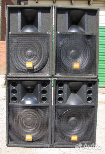 Колонки активные 2000W 4шт EVM QS153 Power Pro D15