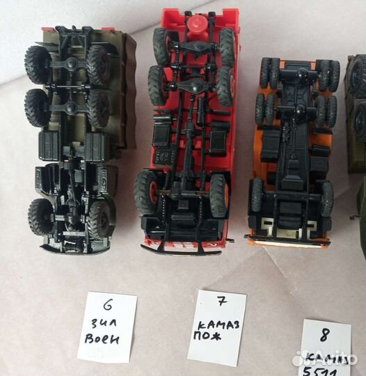 Модели 1:43 камаз мчс самосвал ЗИЛ военный