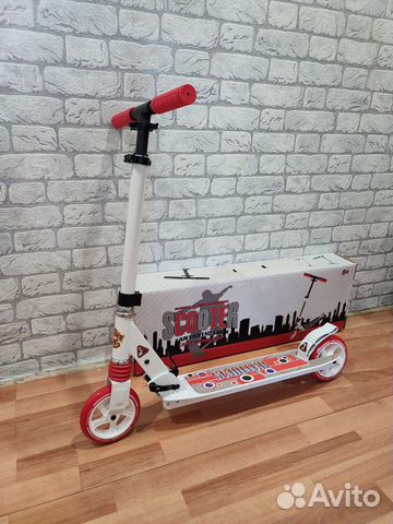 Самокат Riderz Alu Scooter SR 2-020 Белый новый