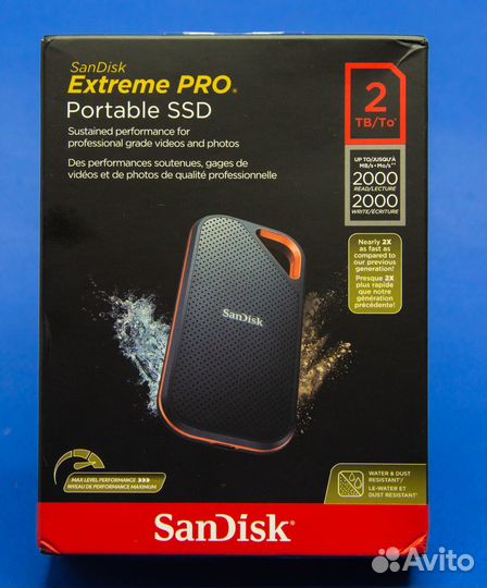 SSD SanDisk 2TB Extreme PRO, Up to 2000MB/s