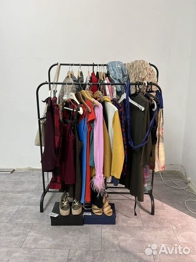 Вешалка напольная, рейл для одежды