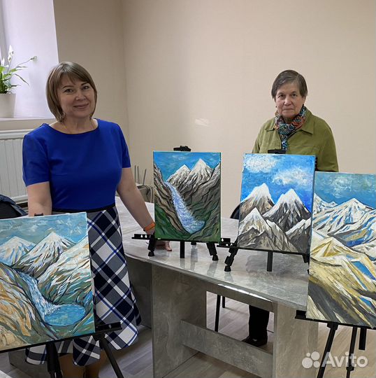 Мастер-класс по живописи акрилом на холсте