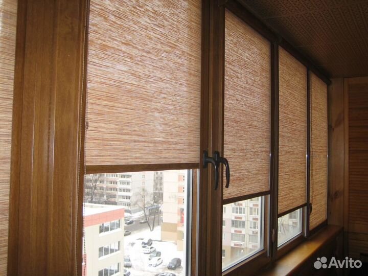 Рулонные шторы на балкон