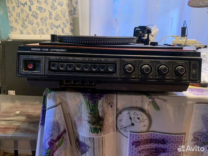 Проигрыватель винила вега 108