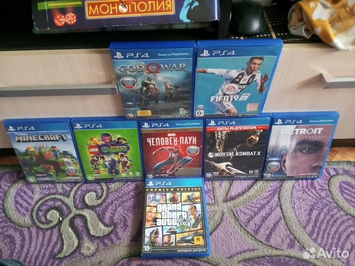 Игры для Sony playstation 4 диски PS4