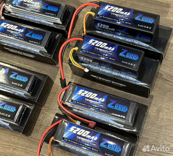 Аккумуляторы Lipo 2s / 3s / 4s Zeee Power Новые