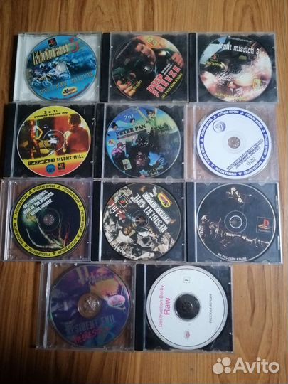 Диски игры PlayStation 1 ps1 PsOne