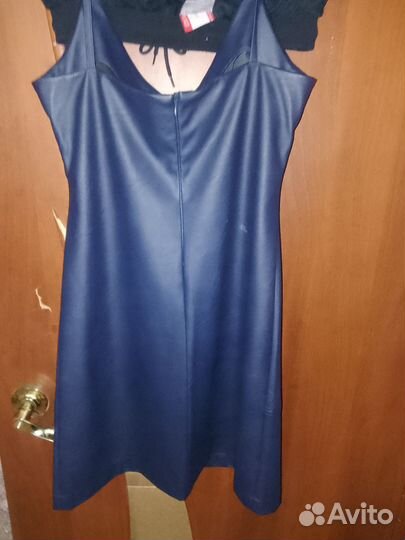 Кожаное платье