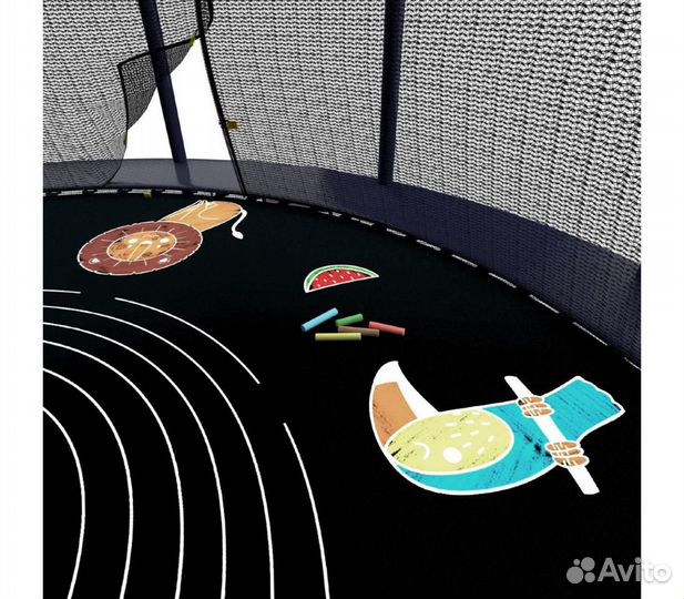 Батут Unix line 12 ft Supreme Game (Синий)