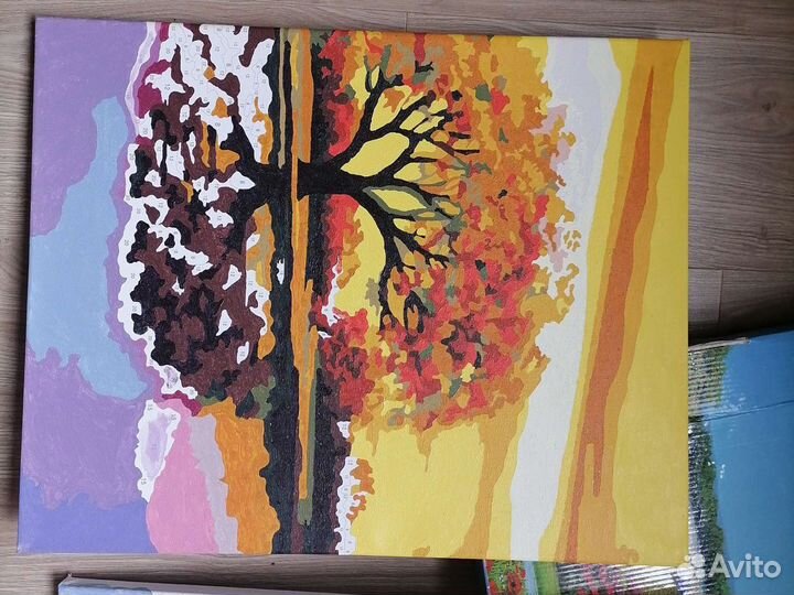 Модульная картина по номерам