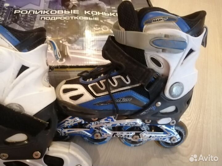Роликовые коньки детские раздвижные
