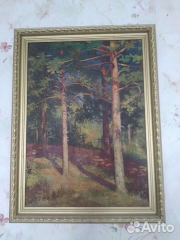 Картина маслом на холсте в раме