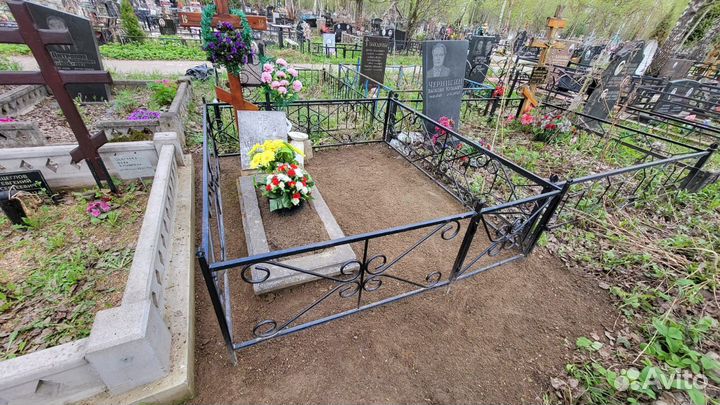 Уборка на могилах/Уход за местами захоронения