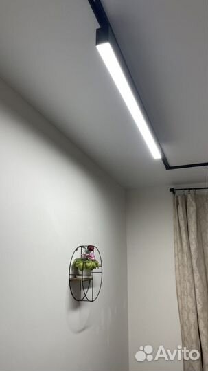 Линейный трековый светильник 120 см, лампа