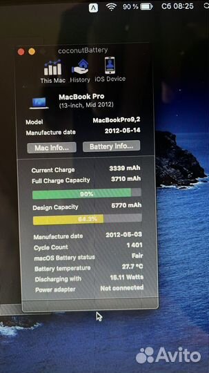 Apple MacBook Pro mid2012