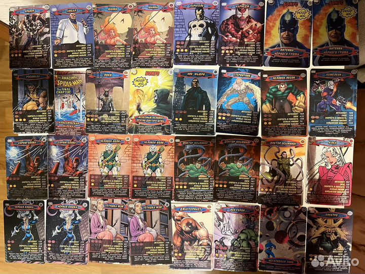 Карточки Человек паук Ультраредкие (366 карт)