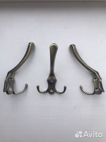 Крючок трехрожковый мебельный 7 шт