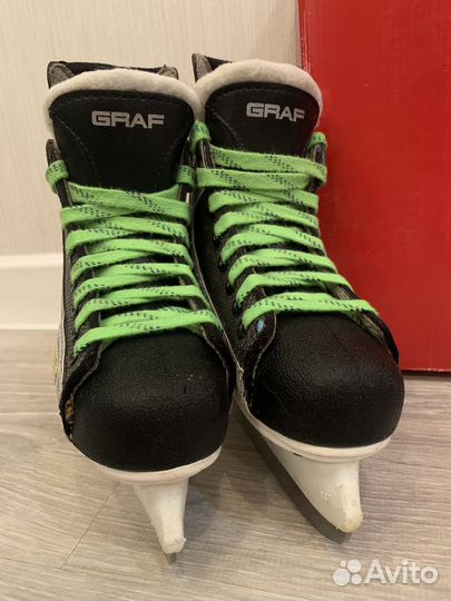 Коньки Хоккейные Детские graf 101 30-31 (YTH 12.5)