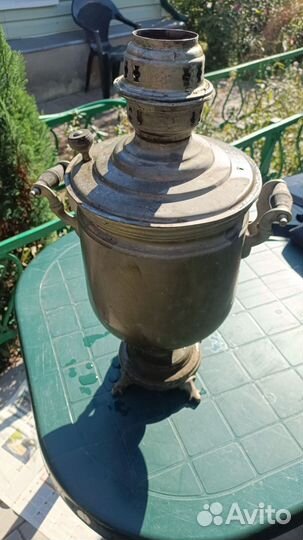 Самовар на дровах старинный