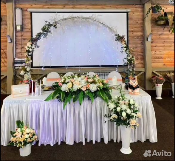 Свадебные композиции, украшения зала и др
