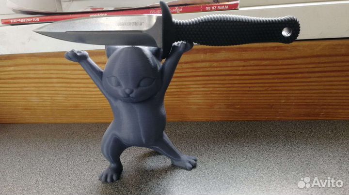 Статуэтка Кот на 3 д принтере