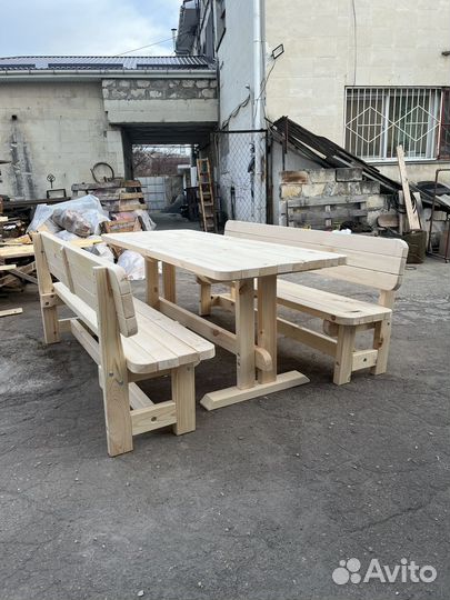 Стол лавки 2 метра