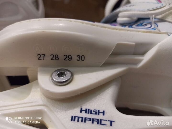 Коньки детские раздвижные р. 27 - 30