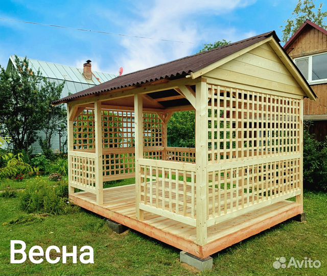 Беседка для дачи 3х5