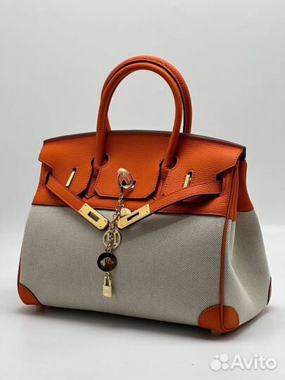 Сумка Hermes birkin текстиль