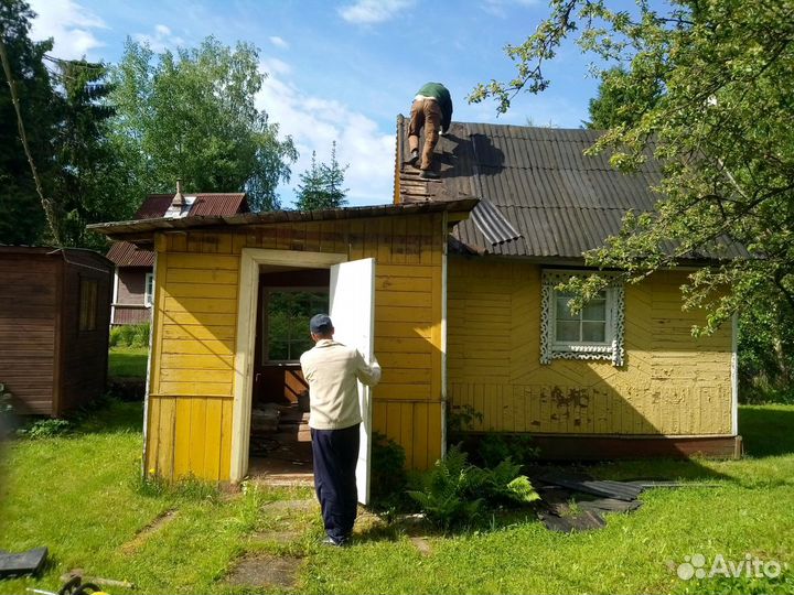 Снос, демонтаж, разборка дома, фундамента