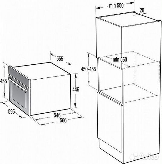 Духовой шкаф Gorenje bcms 598 S19 X нержавеющая сталь