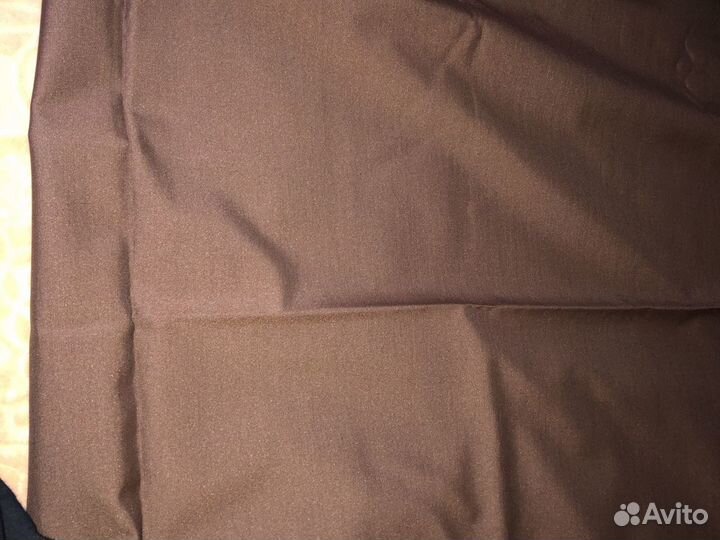 Отрез ткани, насыщ-ый шоколадный цвет