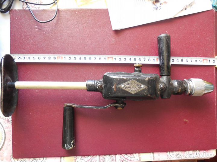 Дрель ручная.тиски-СССР