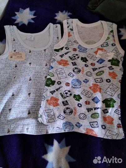 Майки для мальчика 80 86