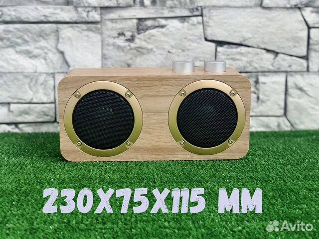 Деревянная ретро bluetooth колонка Esen Q7