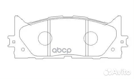 Колодки тормозные toyota camry 06- перед. HP517