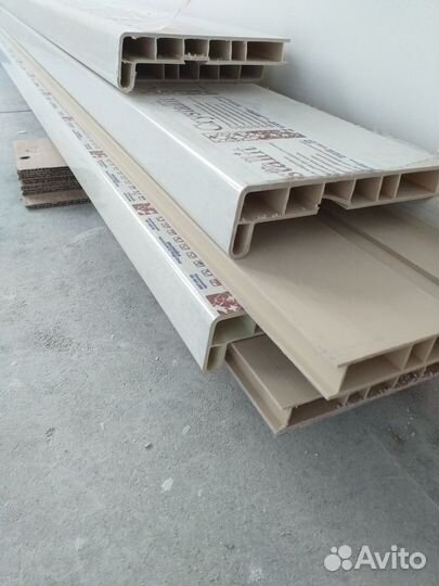 Подоконники Crystallit, Бел.дуб(глян.), 6шт,150 мм