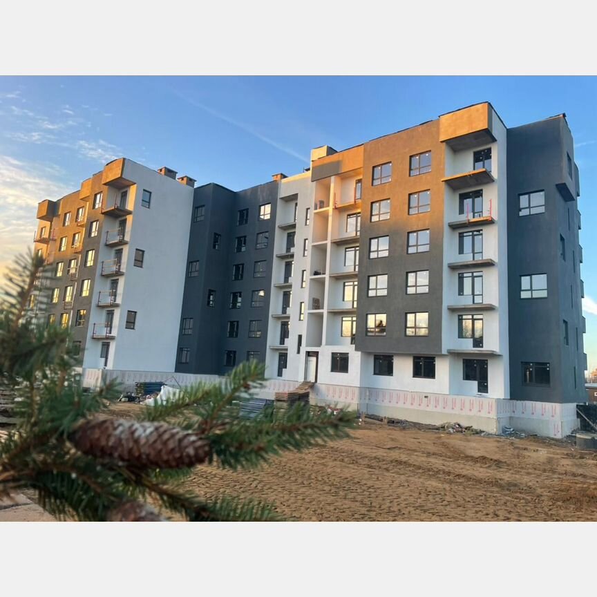 1-к. квартира, 33,4 м², 2/6 эт.