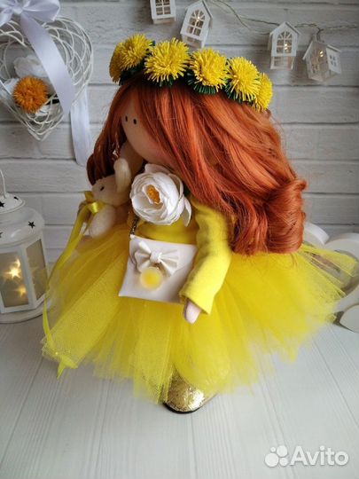 Текстильная интерьерная кукла