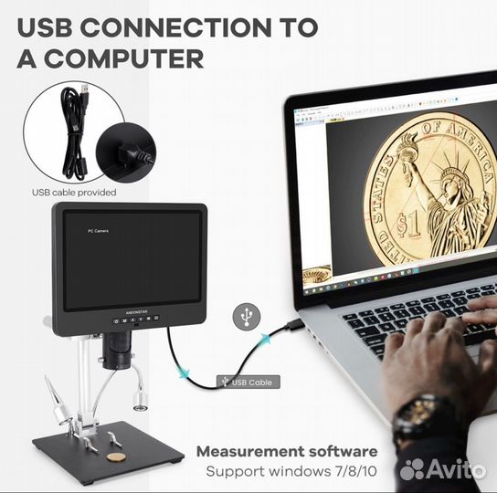 Цифровой микроском andonstar ad249sm