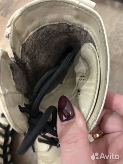 Сапоги зимние натуральная кожа 38