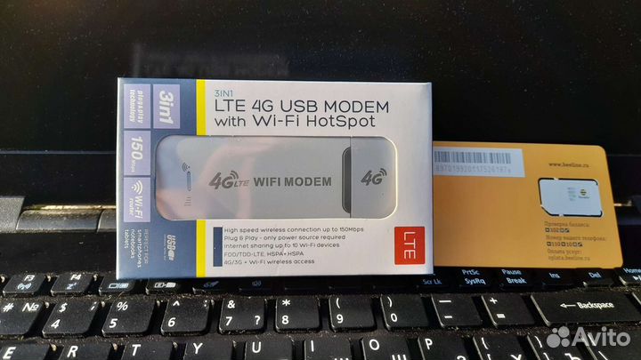Модем Роутер 4G LTE Прошитый под все опер +Симка